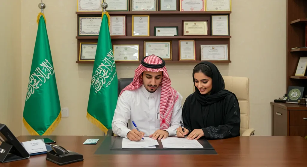 تصريح زواج سعودي